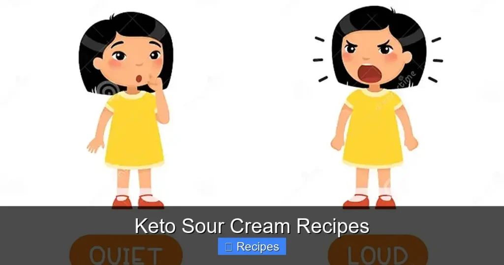 Keto Sour Cream Recipes