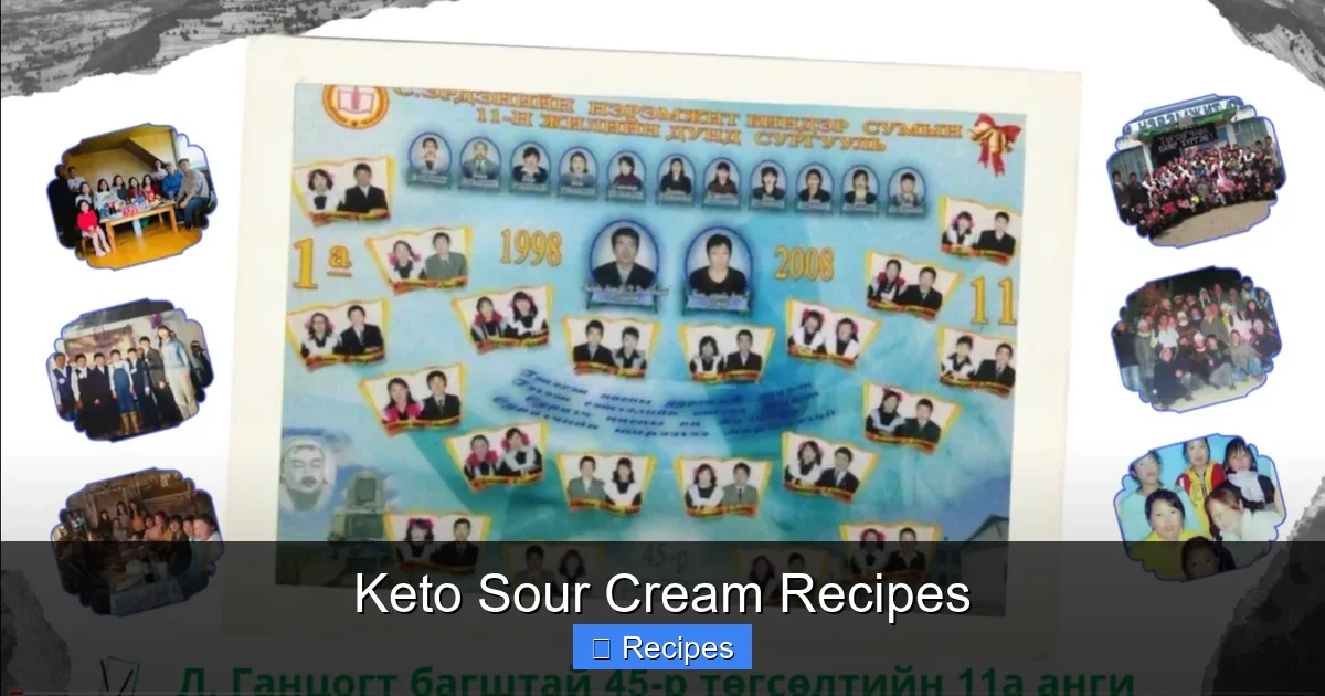 Keto Sour Cream Recipes