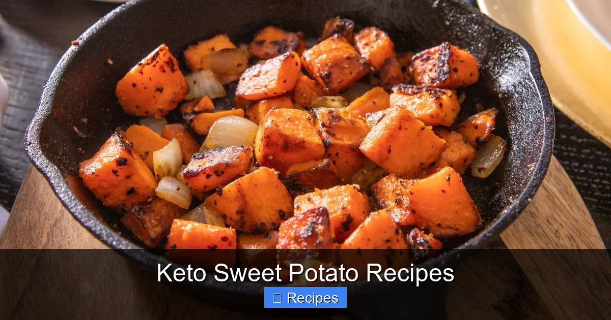 Keto Sweet Potato Recipes