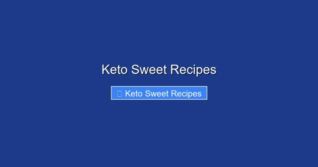 Keto Sweet Recipes Keto Sweet Recipes