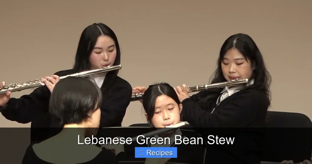 Lebanese Green Bean Stew