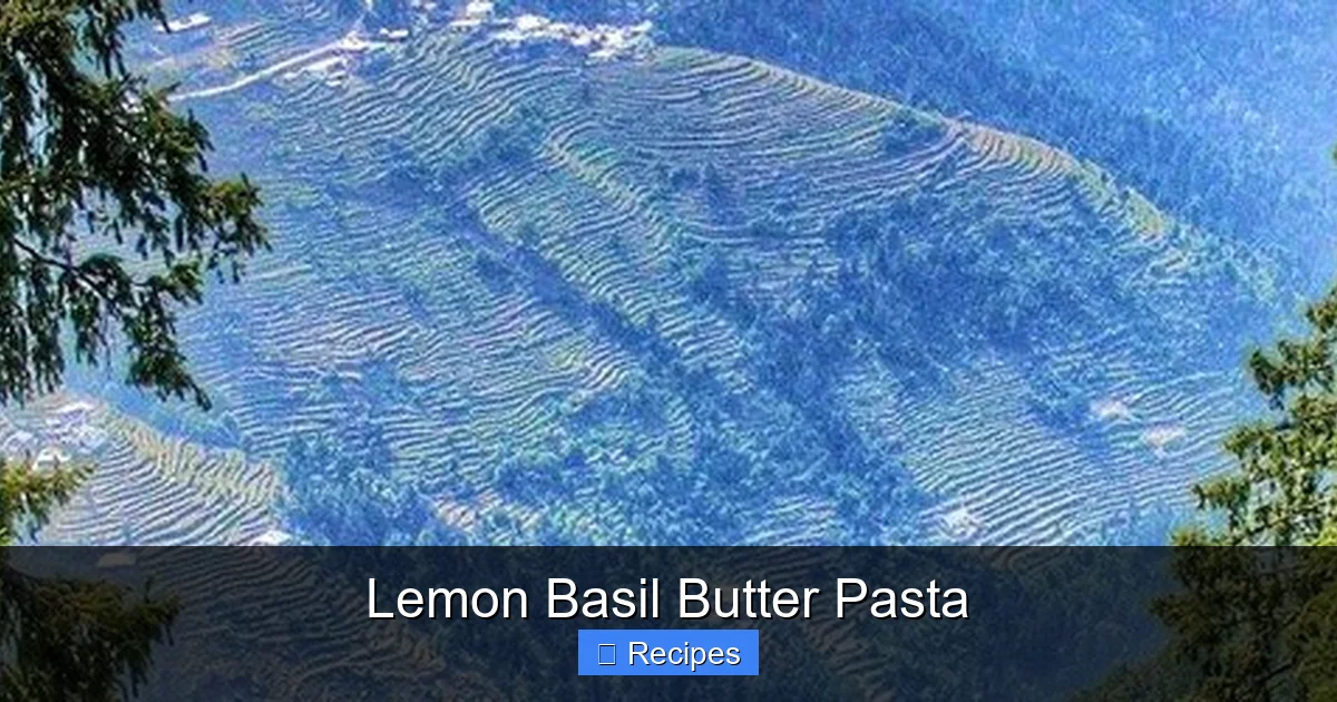 Lemon Basil Butter Pasta
