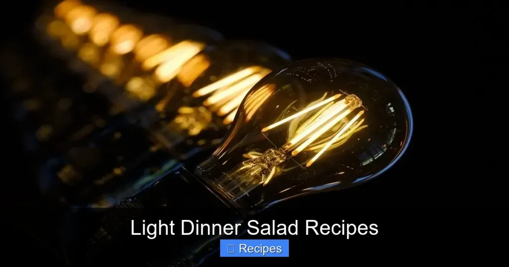 Light Dinner Salad Recipes