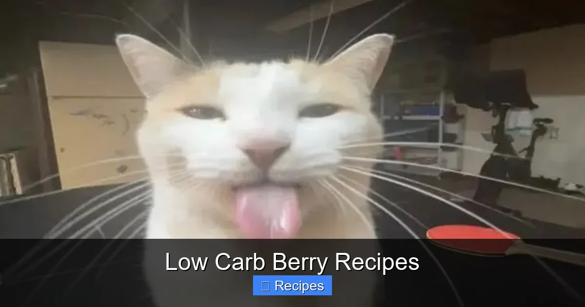 Low Carb Berry Recipes