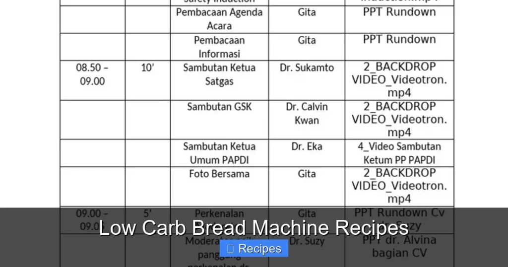 Low Carb Bread Machine Recipes