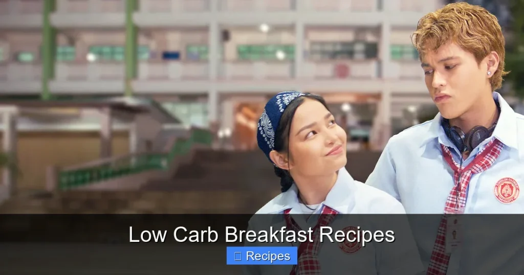 Low Carb Breakfast Recipes