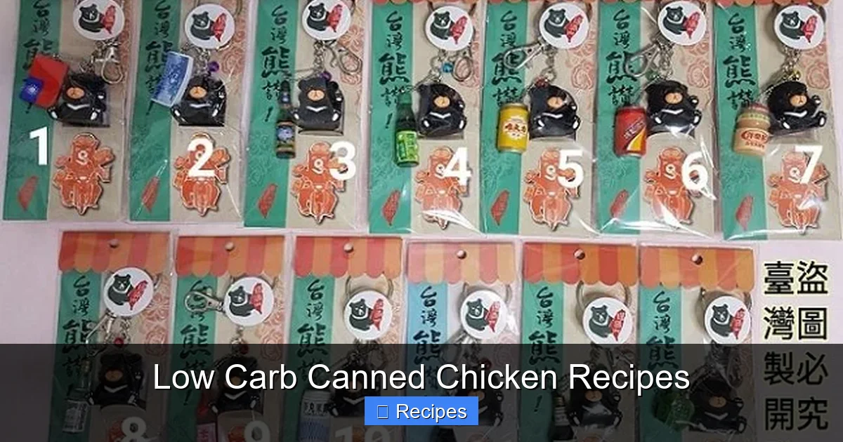 Low Carb Canned Chicken Recipes