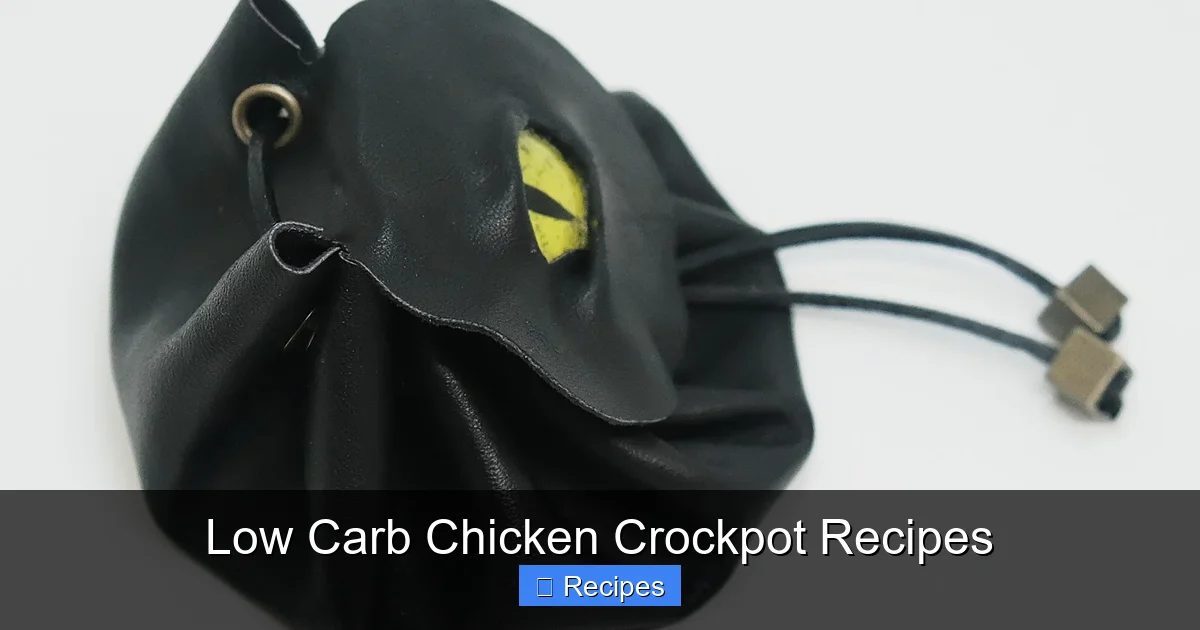 Low Carb Chicken Crockpot Recipes