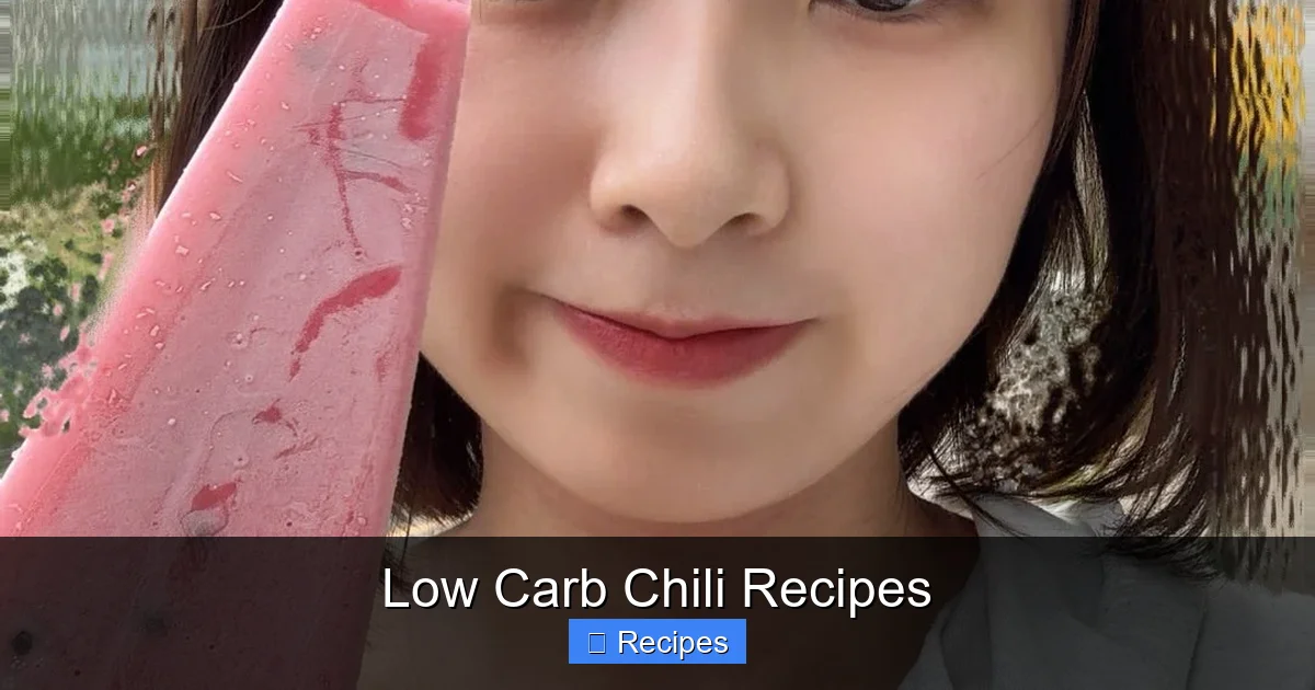 Low Carb Chili Recipes