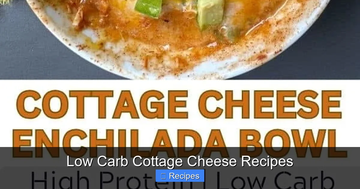 Low Carb Cottage Cheese Recipes