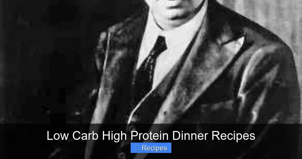 Low Carb High Protein Dinner Recipes