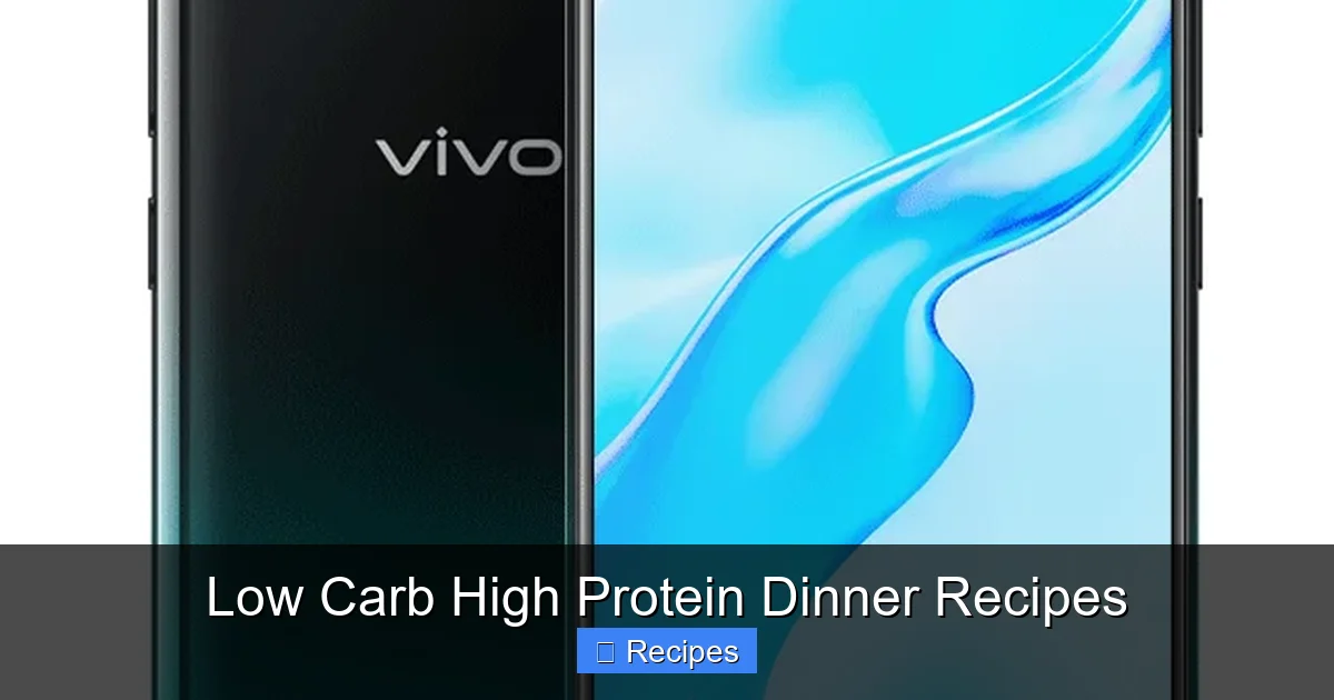 Low Carb High Protein Dinner Recipes