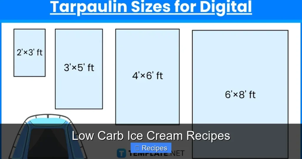 Low Carb Ice Cream Recipes