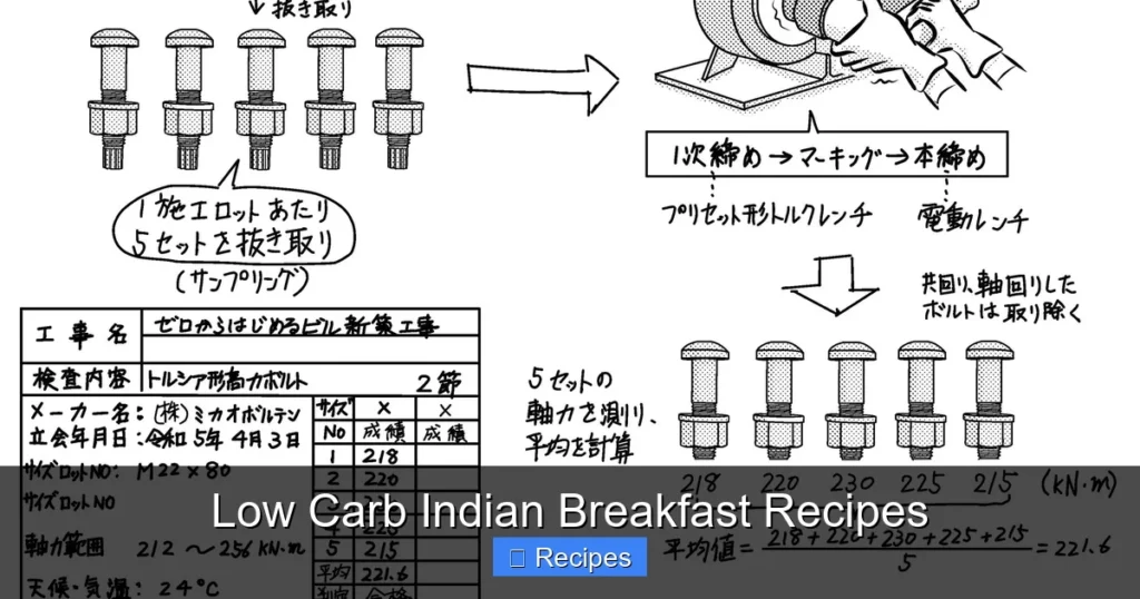 Low Carb Indian Breakfast Recipes
