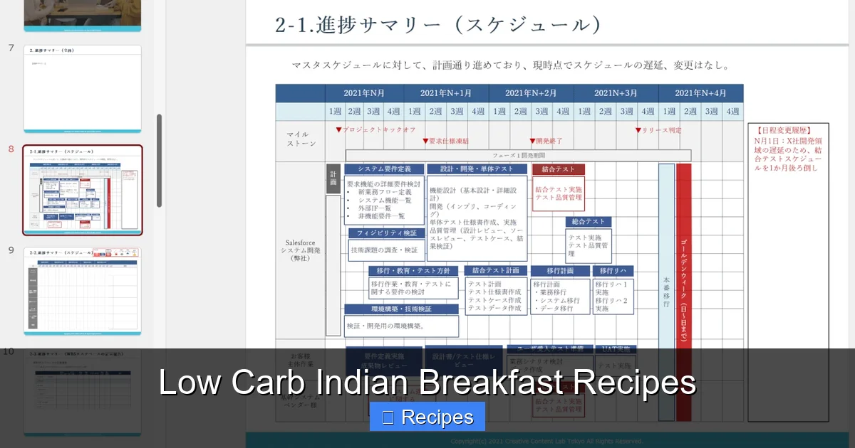 Low Carb Indian Breakfast Recipes