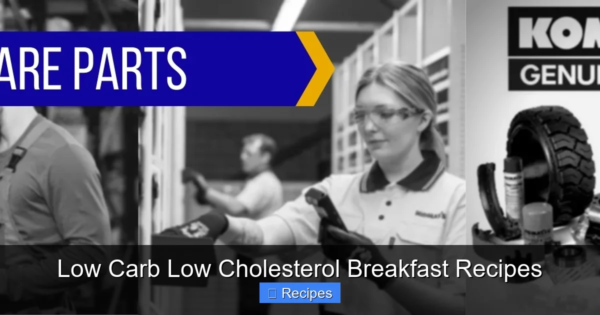 Low Carb Low Cholesterol Breakfast Recipes