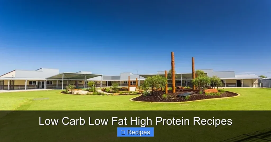 Low Carb Low Fat High Protein Recipes