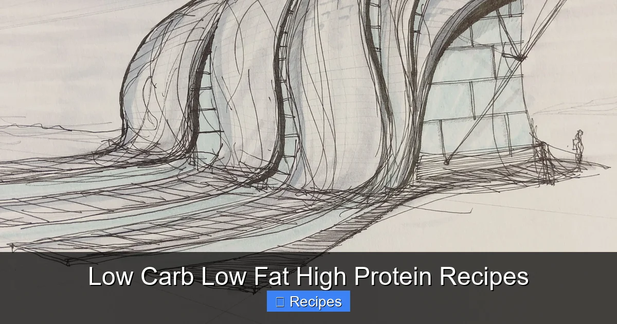 Low Carb Low Fat High Protein Recipes