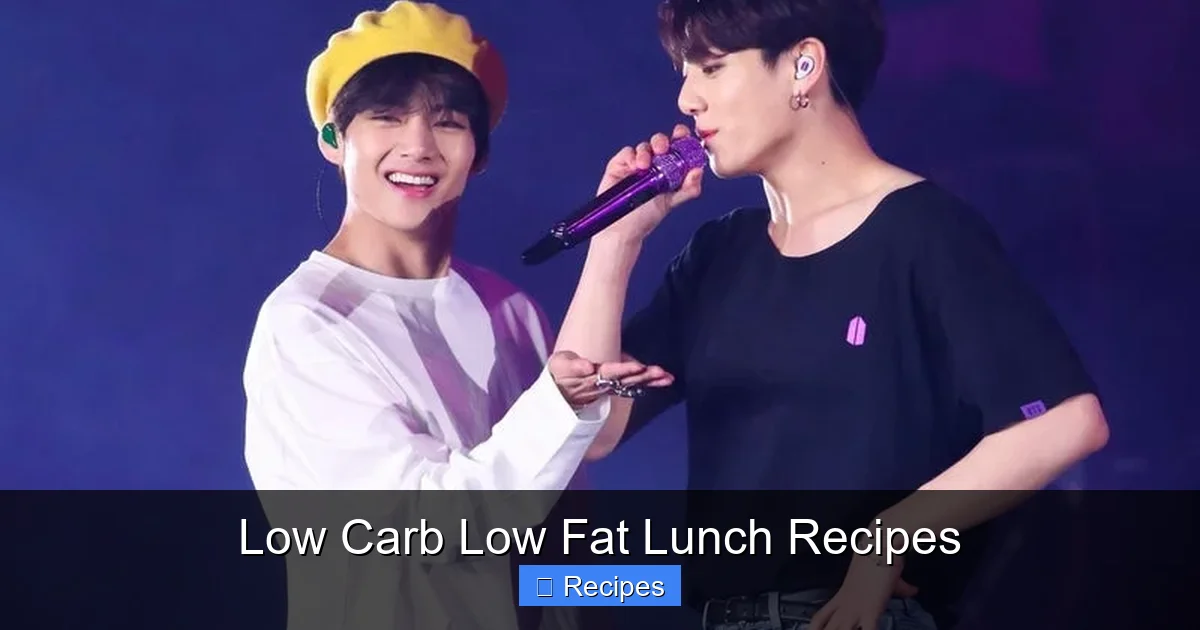 Low Carb Low Fat Lunch Recipes