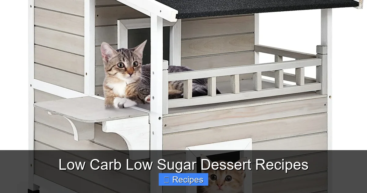 Low Carb Low Sugar Dessert Recipes