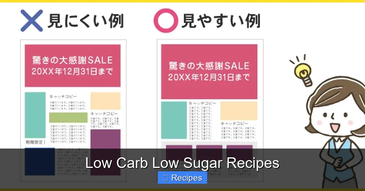 Low Carb Low Sugar Recipes