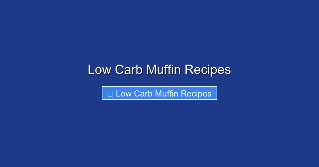 Low Carb Muffin Recipes Low Carb Muffin Recipes