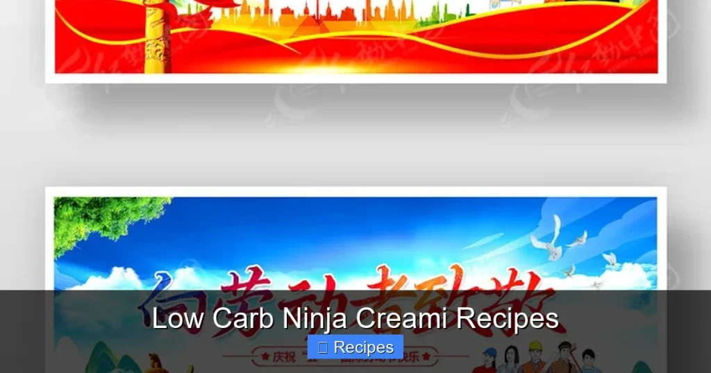 Low Carb Ninja Creami Recipes