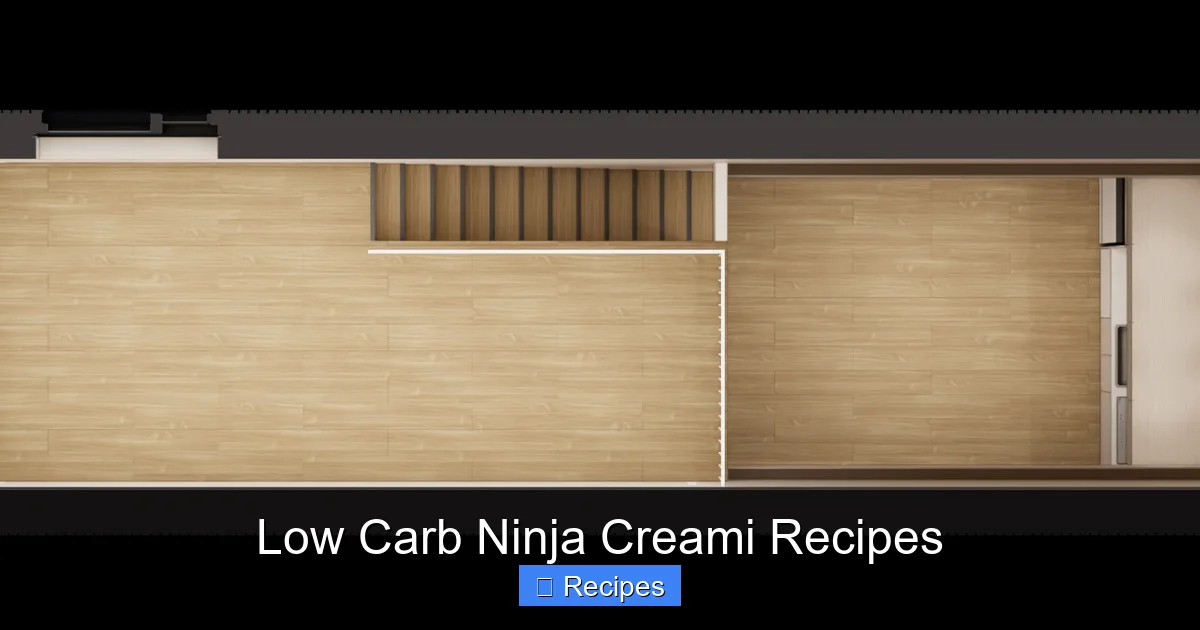 Low Carb Ninja Creami Recipes