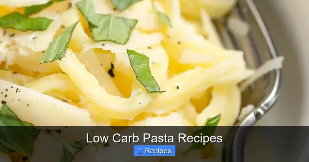 Low Carb Pasta Recipes