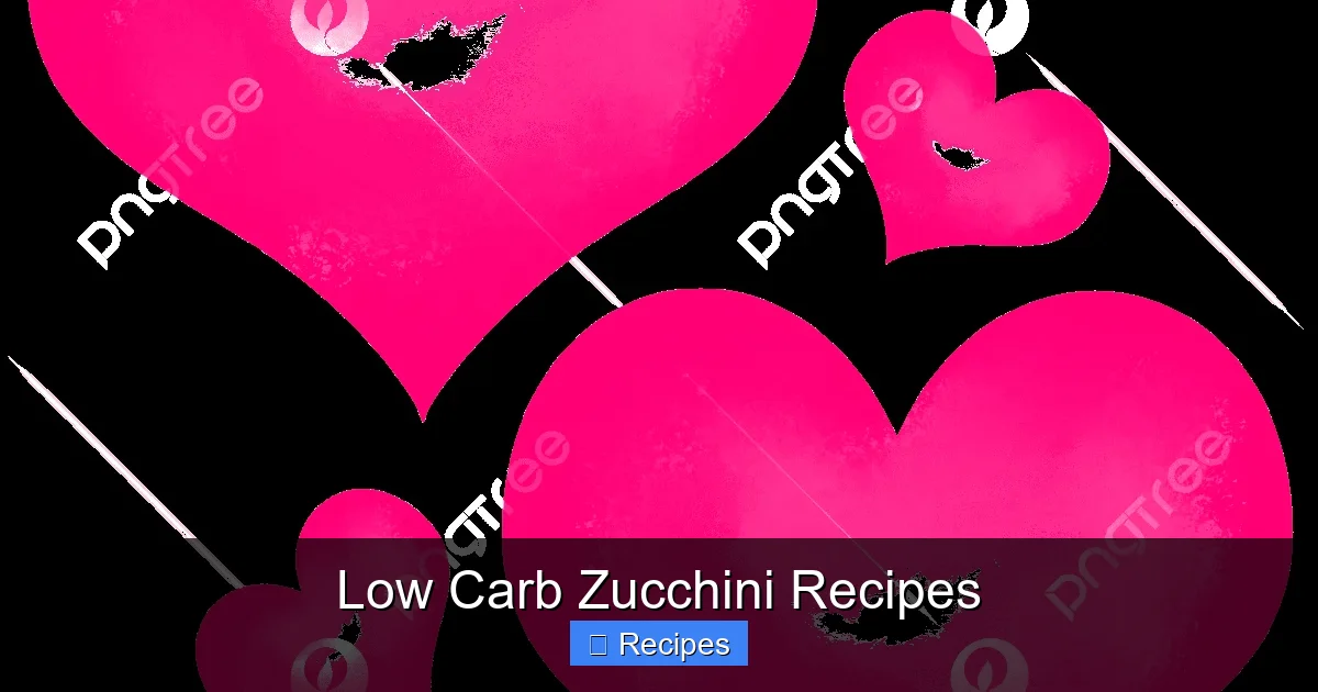 Low Carb Zucchini Recipes