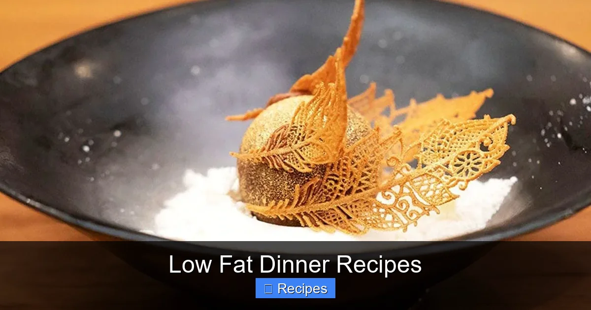 Low Fat Dinner Recipes