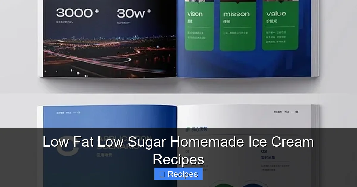 Low Fat Low Sugar Homemade Ice Cream Recipes
