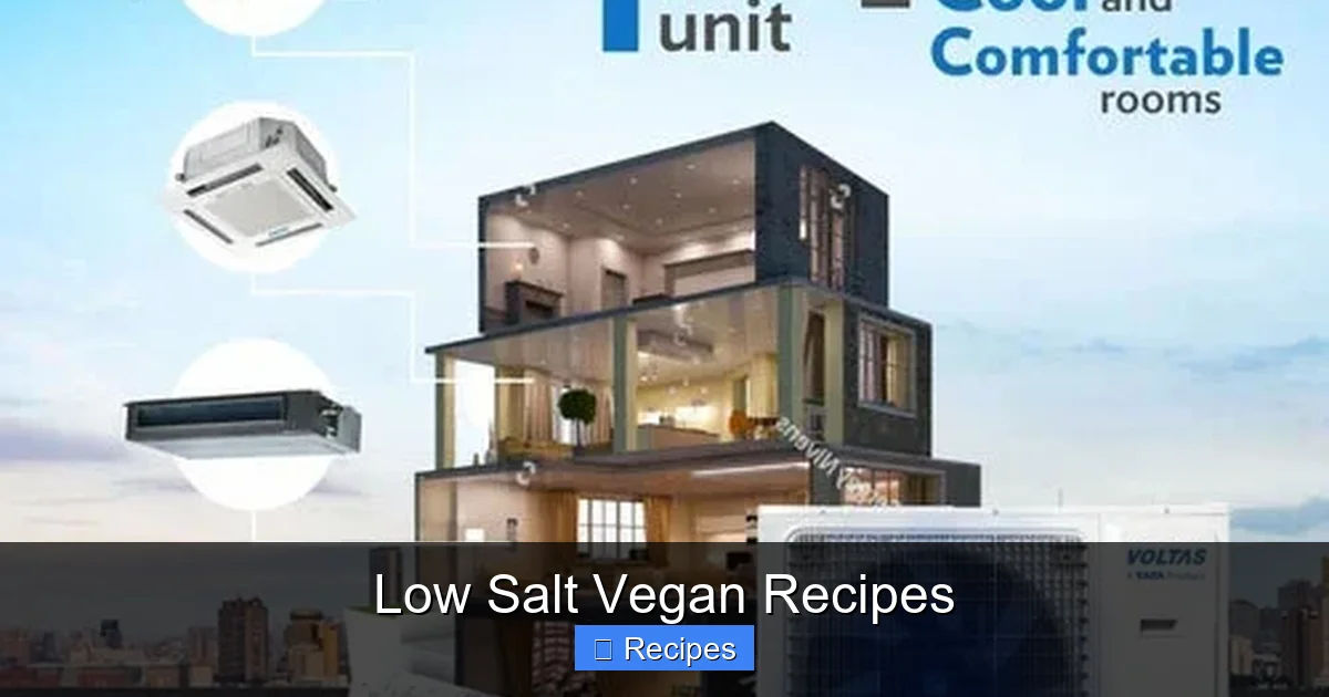 Low Salt Vegan Recipes