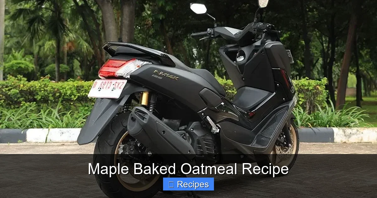 Maple Baked Oatmeal Recipe