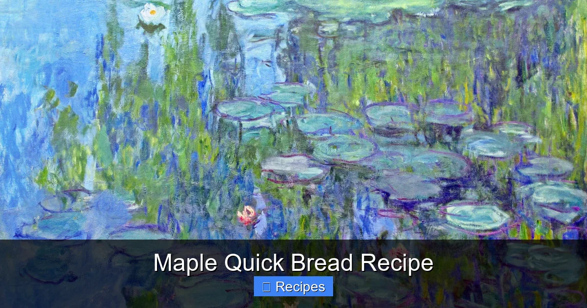 Maple Quick Bread Recipe