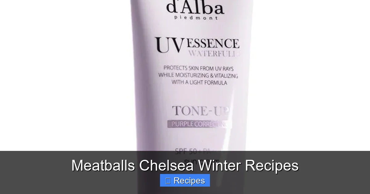 Meatballs Chelsea Winter Recipes