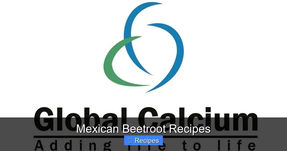 Mexican Beetroot Recipes