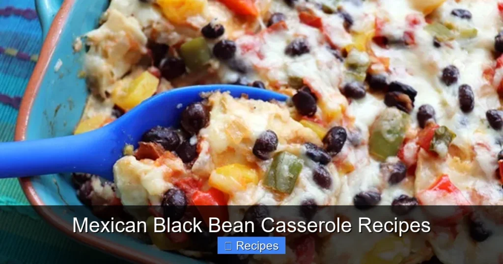 Mexican Black Bean Casserole Recipes