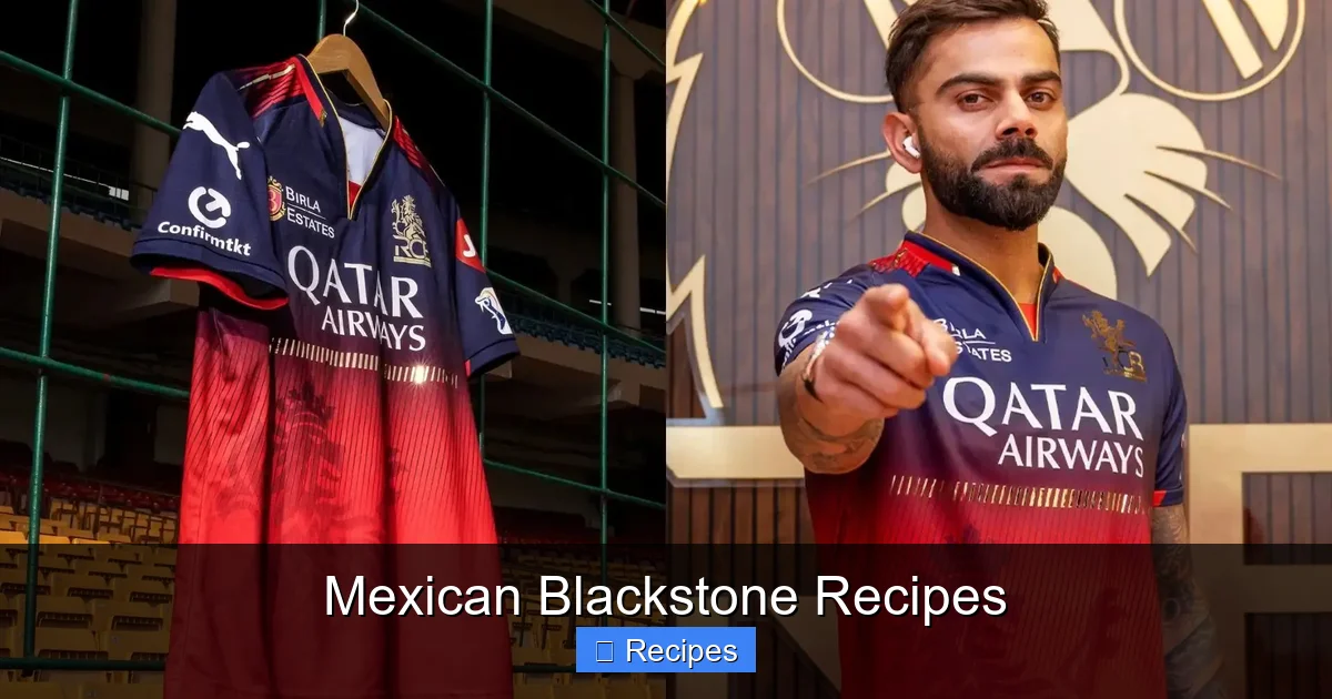 Mexican Blackstone Recipes
