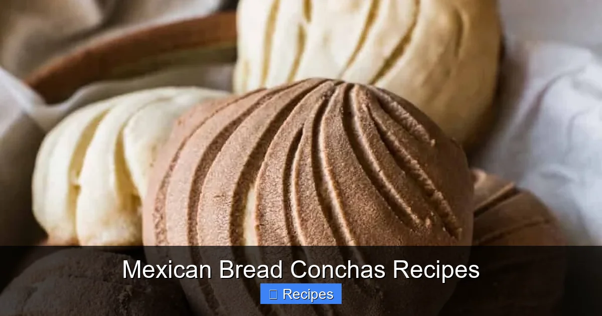 Mexican Bread Conchas Recipes