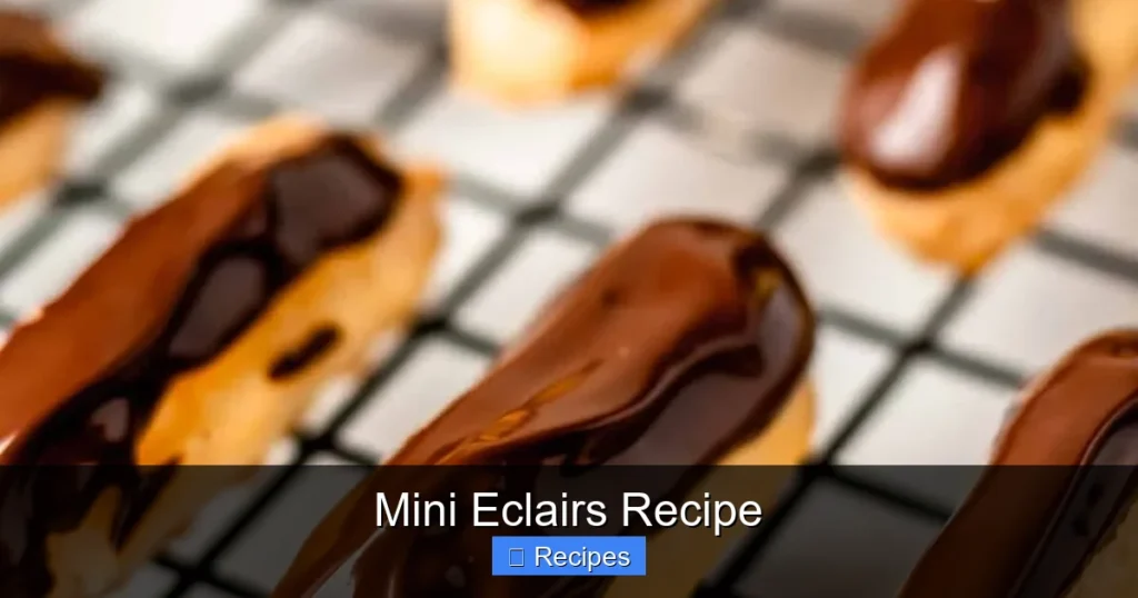 Mini Eclairs Recipe
