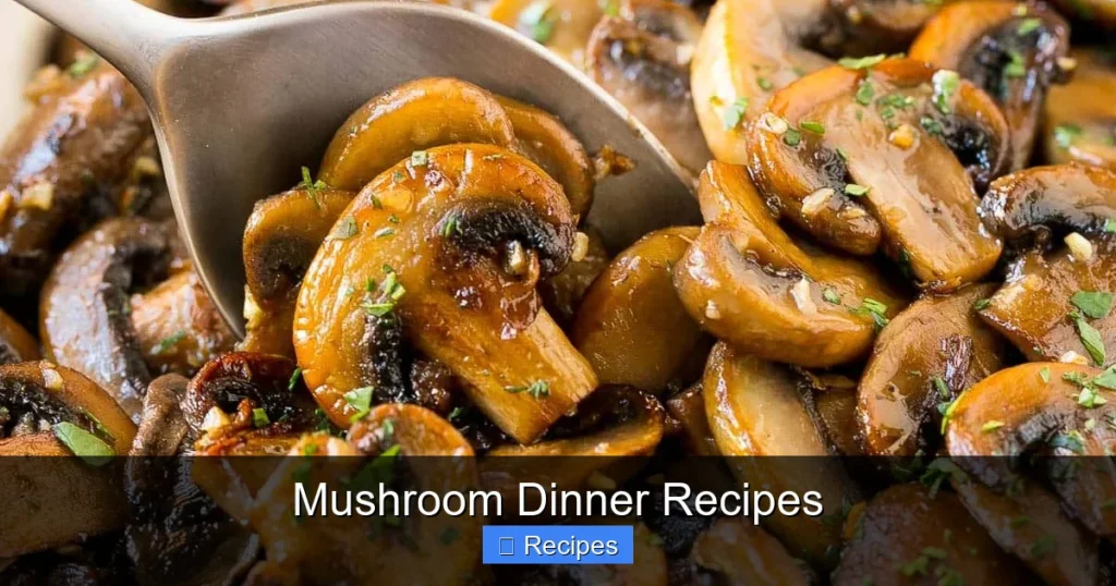 Mushroom Dinner Recipes