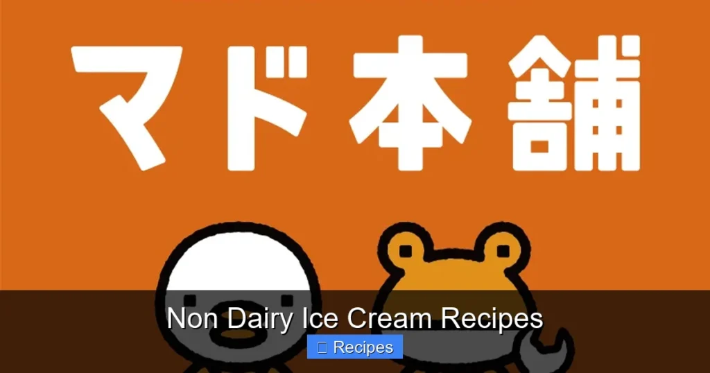 Non Dairy Ice Cream Recipes Non Dairy Ice Cream Recipes