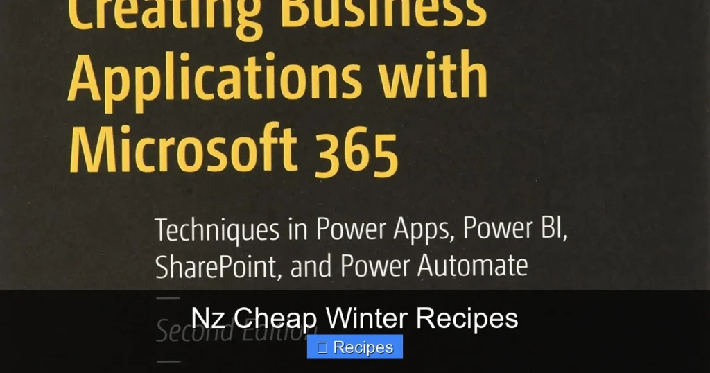 Nz Cheap Winter Recipes