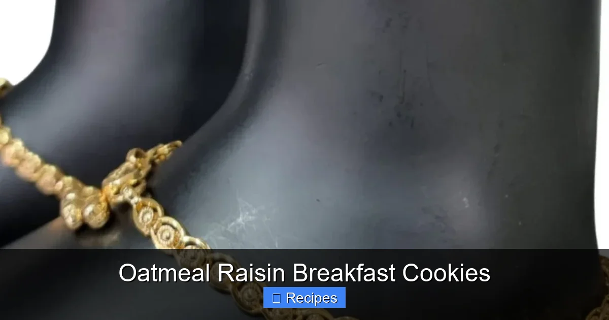 Oatmeal Raisin Breakfast Cookies