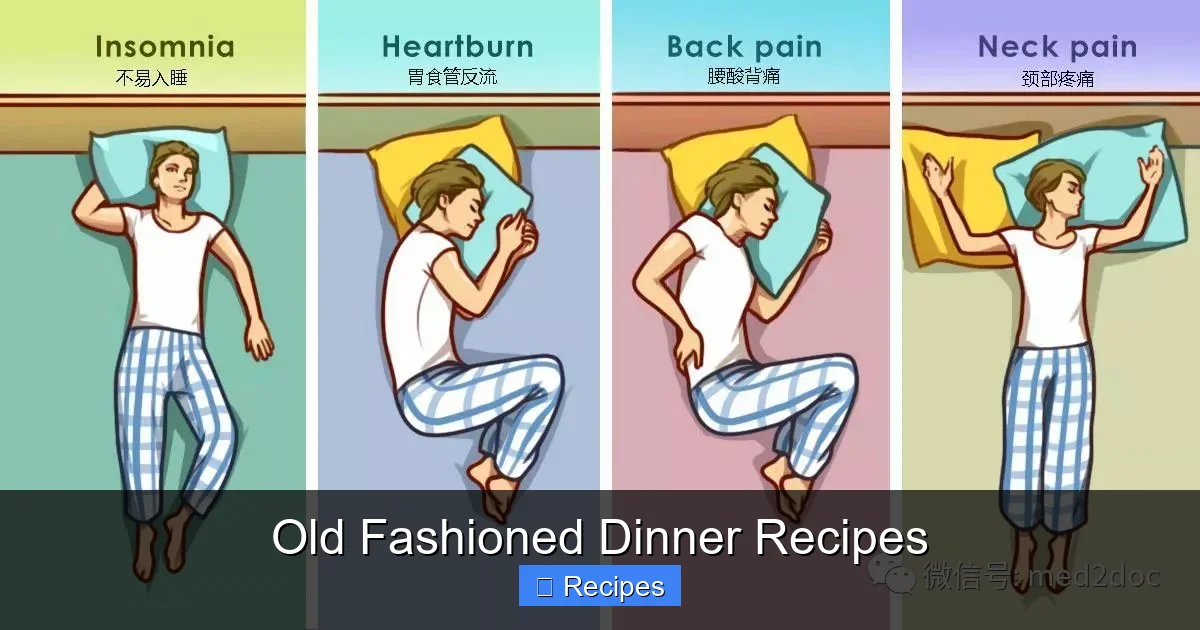 Old Fashioned Dinner Recipes