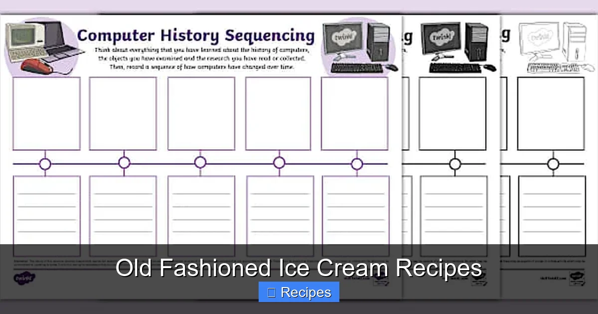 Old Fashioned Ice Cream Recipes
