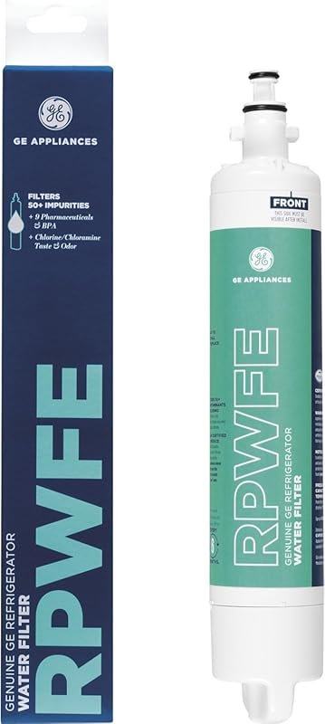 GE RPWFE Refrigerator Water Filter: Genuine Replacement, Reduces Lead 