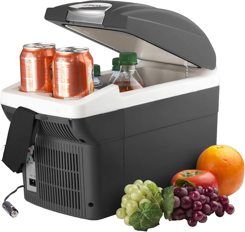 Wagan 6 Quart Personal Thermoelectric Cooler/Warmer for Car, RV, Campi