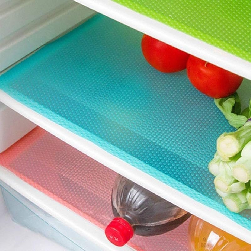 9 Pack Washable Refrigerator Mats: Easy-Clean Fridge Liners for Shelve